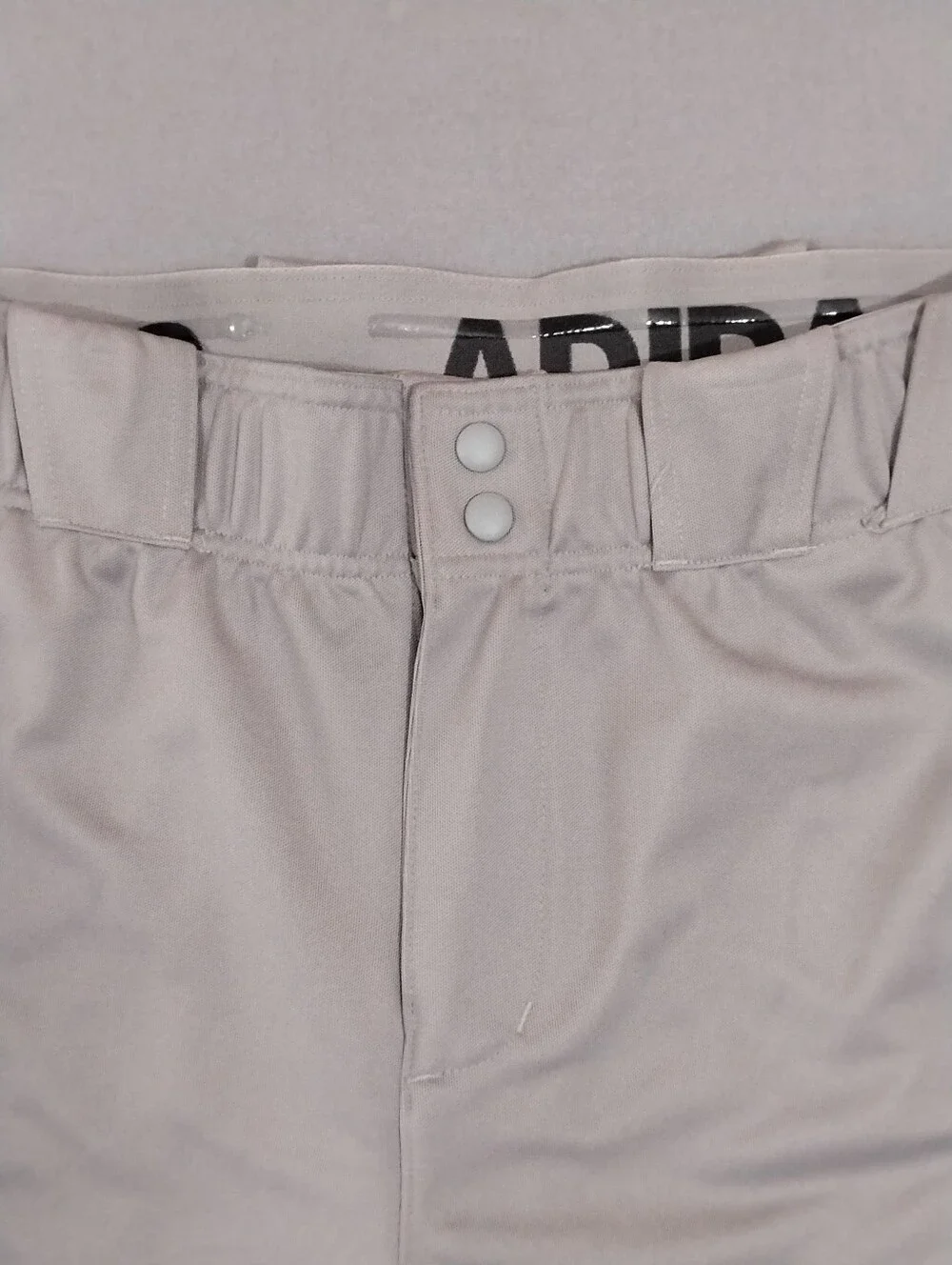 Adidas Mens Icon Pro Knee Length Baseball Pants Size Large GQ9219 Grey Aeroready